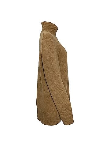 The Row The Row Hepny Mélange Turtleneck Sweater in Brown Cashmere (view 2)