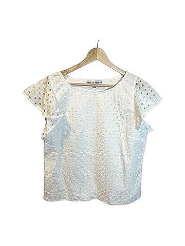 Inclán Studio Short Sleeve Blouse (view 1)