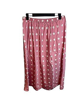 J.Crew x Dauphinette Baby Pink Polka Dot Pull On Bias Casual Skirt (view 2)
