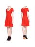 Sandro Red Orange Casual Dress Size S - photo 4