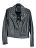Lamarque 100% Lambskin Solid Blue Jacket Size L - photo 1