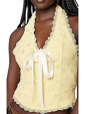 Urban Outfitters Farrah Halter Top (view 1)