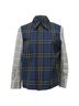 Joseph 100% Cotton Multi Color Joseph Patchwork Checked Blazer in Multicolor Cotton Size 4 - photo 1