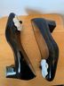 Talbots 100% Patent Leather Black White Heels Size 7 - photo 5