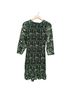 RODEBJER 100% Polyester Floral Green Black Cocktail Dress Size S - photo 1