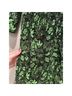 RODEBJER 100% Polyester Floral Green Black Cocktail Dress Size S - photo 5
