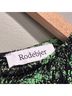 RODEBJER 100% Polyester Floral Green Black Cocktail Dress Size S - photo 3