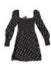 Maje 100% Viscose Floral Black Cocktail Dress Size 6 - photo 2