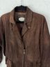 Mosey 100% Leather Solid Brown Jacket Size S - photo 11