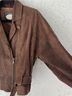 Mosey 100% Leather Solid Brown Jacket Size S - photo 8