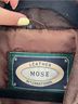 Mosey 100% Leather Solid Brown Jacket Size S - photo 3