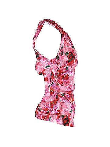 Isabel Marant Isabell Marant Stylized Asymmetric Floral Blouse in Pink Viscose (view 2)