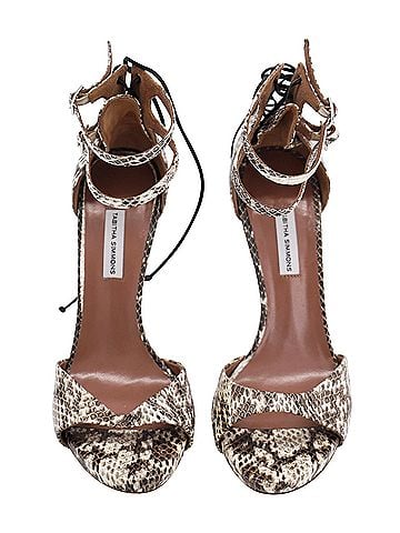 Tabitha Simmons Tabitha Simmons Viva Snake-effect Ankle Heels in Multicolor Leather (view 2)
