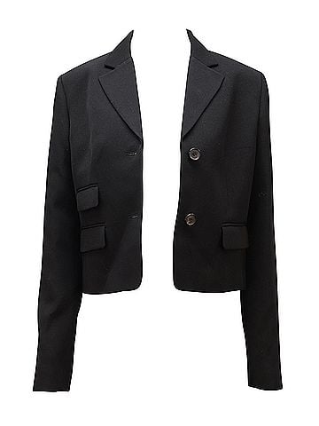 Michael Kors Michael Kors Blazer in Black Wool (view 2)
