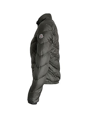 Moncler Moncler Quilted Puffer Jacket in Olive Polyamide (view 2)