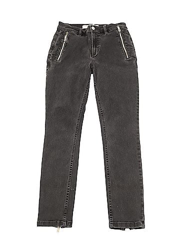 Marc Jacobs Marc Jacobs Skinny Jeans with Metal Zipper in Black Cotton (view 1)