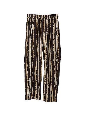 Nanushka Nanushka Jiro Printed Pants in Brown Cotton (view 1)