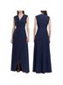 Kay Unger Solid Blue Cocktail Dress Size 16 - photo 3