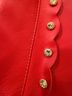 Roberta Biagi 100% Leather Red Leather Jacket Size S - photo 6