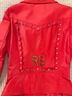 Roberta Biagi 100% Leather Red Leather Jacket Size S - photo 9