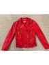 Roberta Biagi 100% Leather Red Leather Jacket Size S - photo 4
