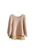 Alice + Olivia 50% Wool 50% Nylon 94% Polyester 6% Elastane 100% Other Black Pink Pullover Sweater Size S - photo 1