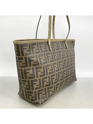Fendi Fendi Zucca Tote Bag, Brown, Women's (view 2)