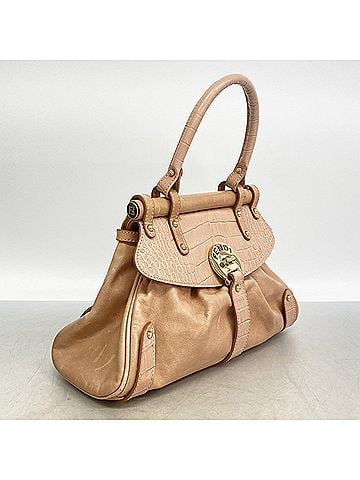 Fendi Fendi handbag, leather, pink champagne, women's. (view 2)