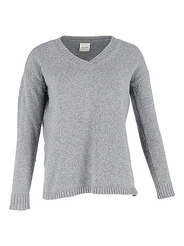 Anine Bing Anine Bing V-Neck Sweater in Grey Wool (view 1)