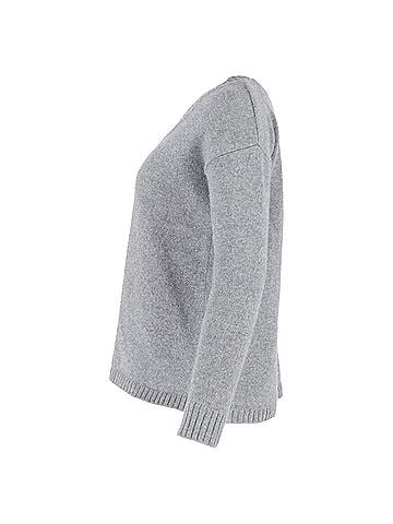 Anine Bing Anine Bing V-Neck Sweater in Grey Wool (view 2)