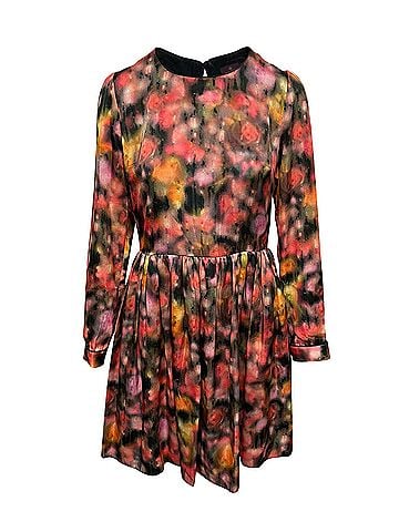 Mulberry Mulberry Long Sleeve Dress in Multicolor Polyester (view 1)