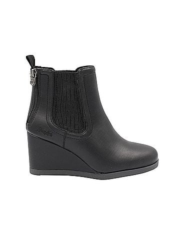 Blowfish Women's Praline Wedge Boot in Black Far Out (view 1)