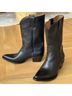 FRYE 100% Leather Black Boots Size 10 - photo 11