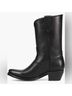 FRYE 100% Leather Black Boots Size 10 - photo 5