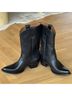FRYE 100% Leather Black Boots Size 10 - photo 6