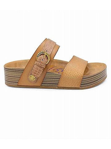 Blowfish Women's Marge Platform Shoe in Oak Dile/Dyecut/Amazon Rawhide (view 1)