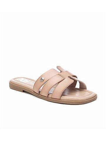 XTI Women's Flat Sandals in Taupe (view 2)