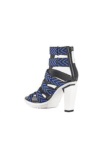 United Nude Women's Lev Roma High Gladiator Sandals in Cobolt (view 2)
