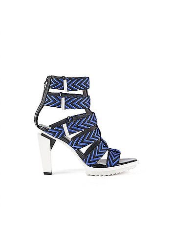 United Nude Women's Lev Roma High Gladiator Sandals in Cobolt (view 1)