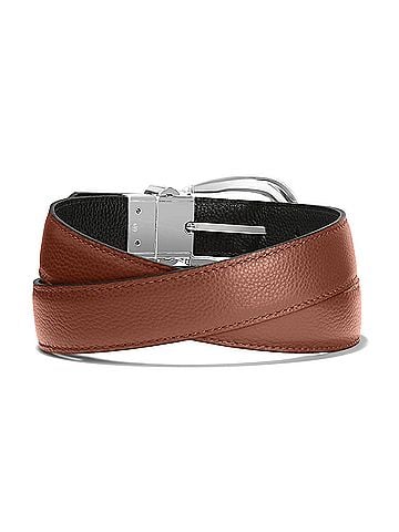 Brighton Women's Really Tough Reversible Belt in Bourbon (view 2)