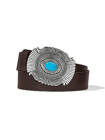 Brighton Raindance Belt in Brown (view 1)