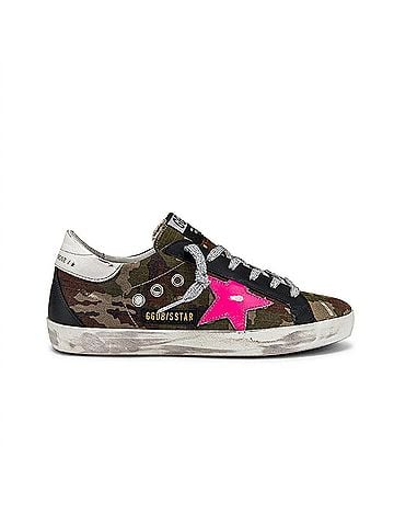 Golden Goose Women's Superstar Ripstop Sneaker in Camo (view 1)