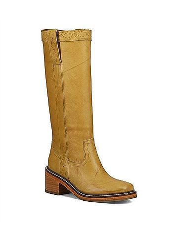 FRYE Women's Kate Pull On Riding Boots in Banana (view 2)