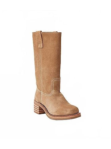 FRYE Women's Campus 12r Heeled Boots in Tan (view 2)