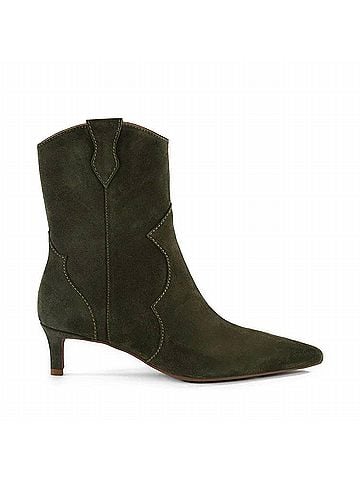 Seychelles Women's Dallas Boots in Olive Suede (view 2)