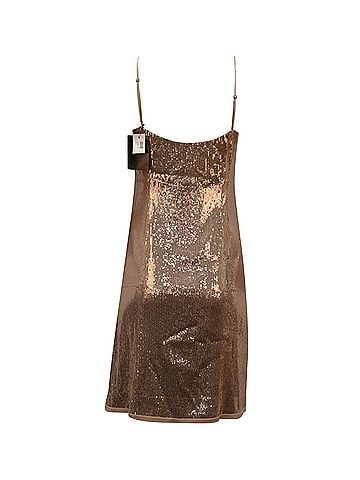 Jason Wu Jason Wu Sequined Dress in Metallic Viscose (view 2)