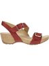 Dansko Red Women's Trinity Wedge Sandal in Cayenne Size EU 37 - photo 1