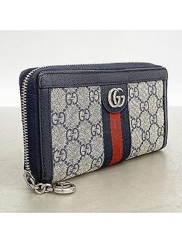 Gucci Gucci Ophidia Long Wallet 523154 Navy Women's (view 2)