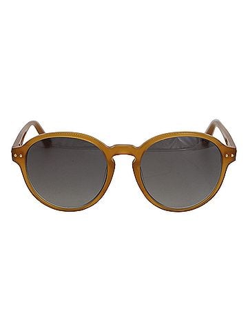 Linda Farrow Linda Farrow Luxe Sunglasses in Brown Acetate (view 1)