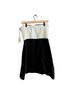 Sandro 100% Cotton 100% Polyester 15% Viscose Black White Cocktail Dress Size 8 - photo 2